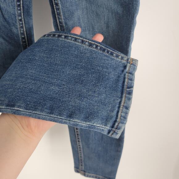 Everlane Blue Wash High Rise Skinny Ankle Jeans 24 - Picture 3 of 7